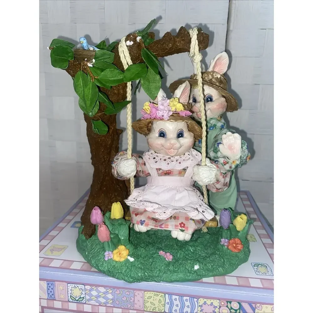 Handcrafted easter bunny